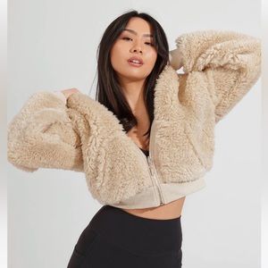 Buffbunny BB Bomber Jacket Small Natural